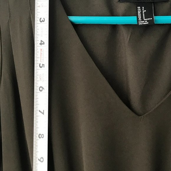 Forever 21 Dark Green Dress - Picture 6 of 8